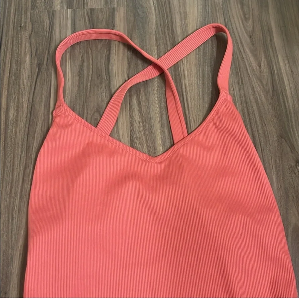 Madewell Ribbed One-Piece Swimsuit in Terracotta